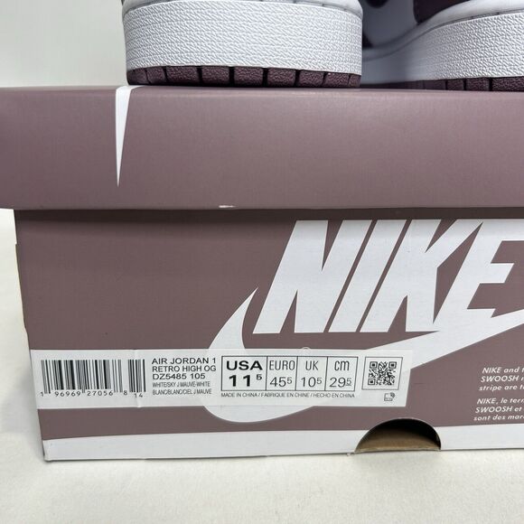 Nike Shoes Air Jordan 1 Retro High OG “Mauve” 2024 - Picture 5 of 5